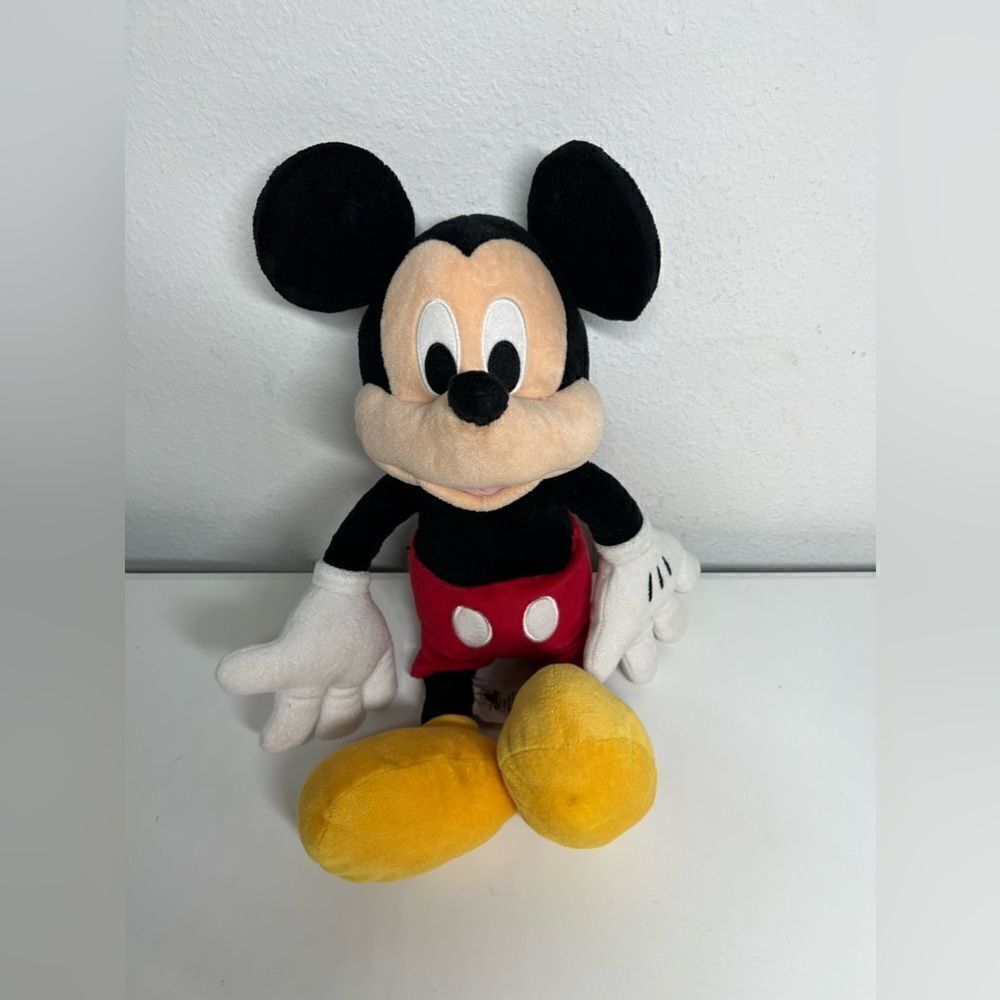 Disney Store Original Mickey Mouse Plush Medium 17 Inch Tall Stuffed Animal